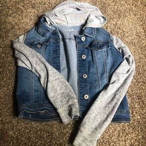 Sweatshirt jean jacket